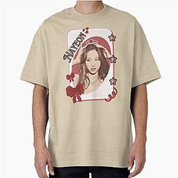 Twice Nayeon Kpop Girl group K-music south Korean Girl group Red Aesthetic Oversized T-Shirt