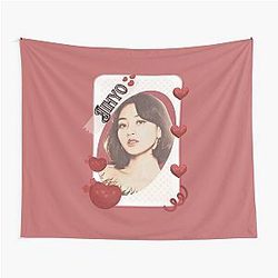 TWICE Jihyo Kpop Group K-music Korean Girl Group Red Aesthetic Design