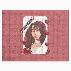 TWICE Chaeyoung Kpop Girl group K-music South Korean girl group Red Aesthetic Design Jigsaw Puzzle