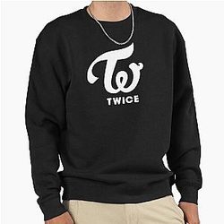 Twice Logo Pullover Sweatshirt