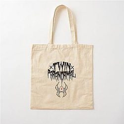 Twin Paranormal Merch Webbed Widow Cotton Tote Bag