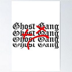 Twin Paranormal Merch Sad Ghost Gang Poster