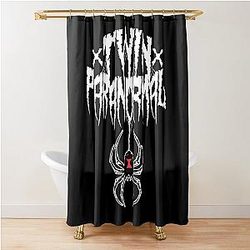 Twin Paranormal Merch Shower Curtain