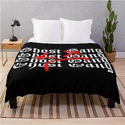 Twin Paranormal Merch Sad Ghost Gang Throw Blanket
