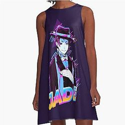 Jade Leech Twisted Wonderland A-Line Dress