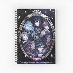 Twisted Wonderland anime Spiral Notebook