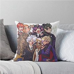 Twisted Wonderland Bestie Throw Pillow