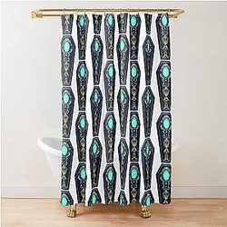 Twisted Wonderland Coffin Shower Curtain