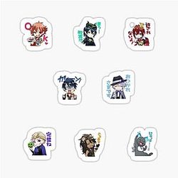 Twisted Wonderland All Character Packs Sticker