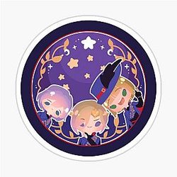 Twisted Wonderland Pomefiore Chibi Sticker