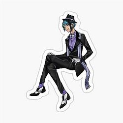 Twisted Wonderland Jade Leech Uniform Sticker