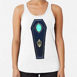 Twisted Wonderland Coffin Racer Back Tank Top