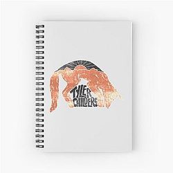 Classic Outlaw Tyler Childers Fox 70s Spiral Notebook