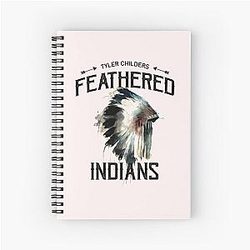 Tyler Childers Feathered Indians notebook