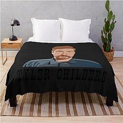 Tyler Childers Sticker Throw Blanket