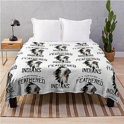 Tyler Childers Feathered Indian Throw Blanket