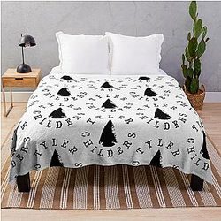 Fox Tyler Childers Best Selling Art 70s Throw Blanket