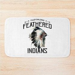 Tyler Childers Feathered Indian Bath Mat