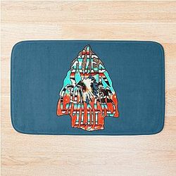 Graphic Art Tyler Childers Bluegrass Music Vaporwave Bath Mat