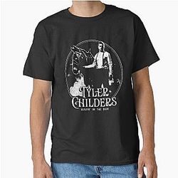 Tyler Childers Rustin In The Rain T-Shirt Feathered Indians Western Graphic Tee Unisex Tee Classic T-Shirt