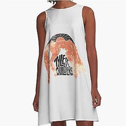 Classic Tyler Childers Fox 70s A-Line Dress
