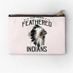 Tyler Childers Feathered Indian Zipper Pouch