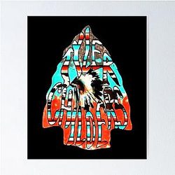 Graphic Art Tyler Childers Bluegrass Musical Vaporwave Poster