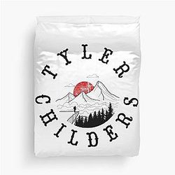 Tyler Childers Mountain Duvet Cover
