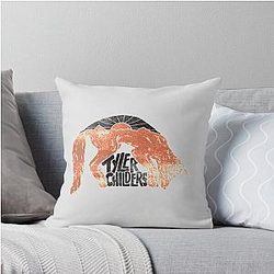 Classic Tyler Childers Fox 70s Throw Pillow
