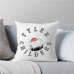 Tyler Childers Mountain Throw Pillow
