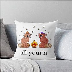 Tyler Childers Country Squire All Your -39- (Love you till my Lungs give out) Country Music Throw Pillow