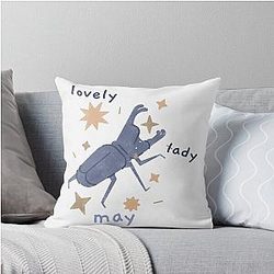 Tyler Childers Country Squire Lovely Lady May All Your Love Till My Lungs Give Throw Pillow