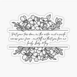 Lady May Tyler Childers Sticker