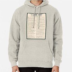 I Love You in Tyler Childers Lyrics Pullover Hoodie