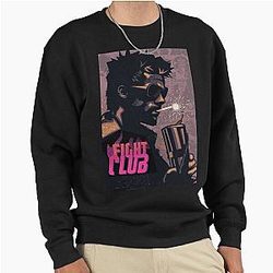 Fight Club Tyler Durden Smoking Dynamite Pullover Sweatshirt