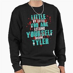 Little by Tyler Durden - Fight Club Pullover Sweatshirt