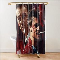 Fight Club Tyler Durden and the Narrator Smoking in the Shower