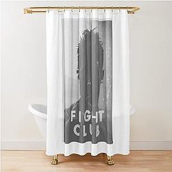 Tyler Durden Fight Club Fanart Graphic Shower Curtain