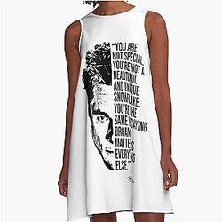 Tyler Durden quote A-Line Dress