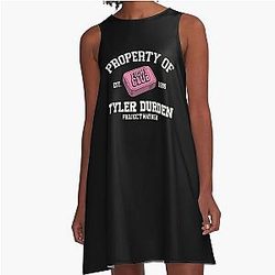 Property of Tyler Durden A line dress