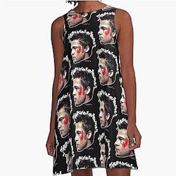 Tyler Durden Scar A-Line Dress
