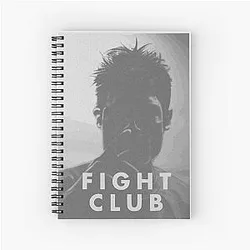 Tyler Durden Fight Club Spiral Notebook