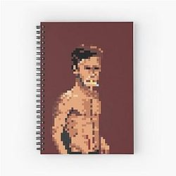 Pixel Art Tyler Durden Notebook