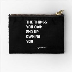 The Things You Own - Tyler Durden Zipper Pouch