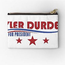 Tyler Durden President Zipper Pouch