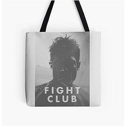 Tyler Durden Fight Club Movie Fan Art Tote Bag