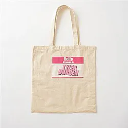 Tyler Durden Name Tag Cotton Tote Bag