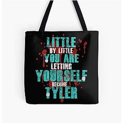 Little by you are letting yourself become Tyler Durden - Fight Club All Over Print Tote Bag
