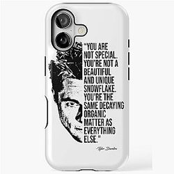 Tyler Durden quotes iPhone Tough Case