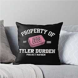 Property of Tyler Durden Throw Pillow